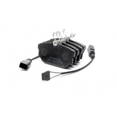 Тормозные колодки задние (c датчиком, 87x53x17) Volkswagen Tiguan / Фольксваген Тигуан 2007-2016 RD.23224STD RIDER (Венгрия)