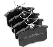 Гальмівні колодки задні (без датчика, 87x53x17) Volkswagen Tiguan / Фольксваген Тігуан 2007-2016 RD.3323.DB823 RIDER (Угорщина)