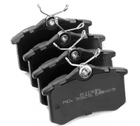 Гальмівні колодки задні (без датчика, 87x53x17) Volkswagen Tiguan / Фольксваген Тігуан 2007-2016 RD.3323.DB823 RIDER (Угорщина)