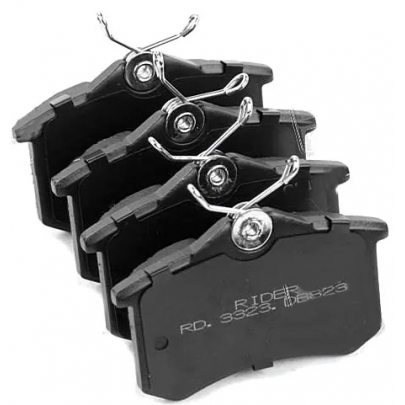 Гальмівні колодки задні (без датчика, 87x53x17) Volkswagen Tiguan / Фольксваген Тігуан 2007-2016 RD.3323.DB823 RIDER (Угорщина)