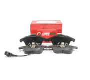 Гальмівні колодки передні (з датчиком, 155.2x72x19.8) Volkswagen Tiguan / Фольксваген Тігуан 2007-2016 RM1217 GOODREM (Угорщина)