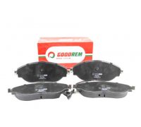 Тормозные колодки передние (с датчиком, 175.2x69.6x19.8) Volkswagen Tiguan / Фольксваген Тигуан 2007-2016 RM1495 GOODREM (Венгрия)