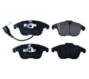 Гальмівні колодки передні (з датчиком, 155.2x72x19.8) Volkswagen Tiguan / Фольксваген Тігуан 2007-2016 S700534 POLCAR (Польща)