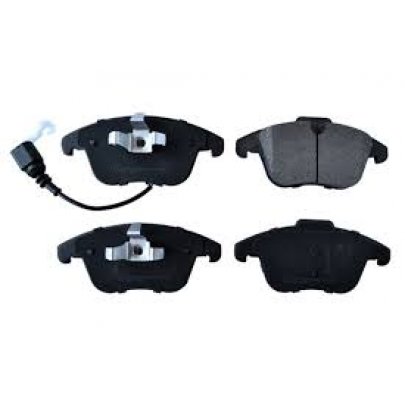 Гальмівні колодки передні (з датчиком, 155.2x72x19.8) Volkswagen Tiguan / Фольксваген Тігуан 2007-2016 S700534 POLCAR (Польща)