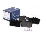 Гальмівні колодки задні (без датчика, 87x53x17) Volkswagen Tiguan / Фольксваген Тігуан 2007-2016 TX10-78 TOMEX (Польща)