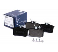 Тормозные колодки задние (без датчика, 87x53x17) Volkswagen Tiguan / Фольксваген Тигуан 2007-2016 TX10-78 TOMEX (Польша)