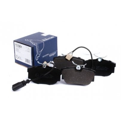 Тормозные колодки задние (c датчиком, 87x53x17) Volkswagen Tiguan / Фольксваген Тигуан 2007-2016 TX13-901 TOMEX (Польша)