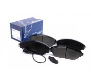 Тормозные колодки передние (с датчиком, 175.2x69.6x19.8) Volkswagen Tiguan / Фольксваген Тигуан 2007-2016 TX16-84 TOMEX (Польша)