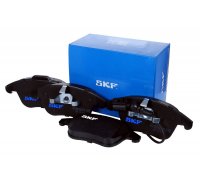 Гальмівні колодки передні (з датчиком, 155x66x20) Volkswagen Tiguan / Фольксваген Тігуан 2007-2016 VKBP80073E SKF (Франція)