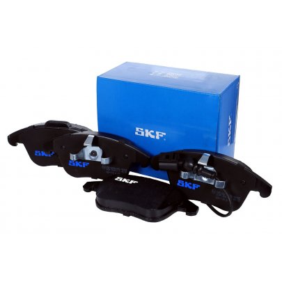 Гальмівні колодки передні (з датчиком, 155x66x20) Volkswagen Tiguan / Фольксваген Тігуан 2007-2016 VKBP80073E SKF (Франція)