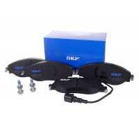 Тормозные колодки передние (с датчиком, 175.2x69.6x19.8) Volkswagen Tiguan / Фольксваген Тигуан 2007-2016 VKBP80179E SKF (Франция)