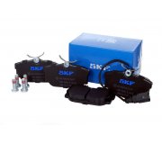 Гальмівні колодки задні (з датчиком, 87x53x17) Volkswagen Tiguan / Фольксваген Тігуан 2007-2016 VKBP90493E SKF (Франція)