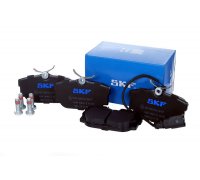 Тормозные колодки задние (c датчиком, 87x53x17) Volkswagen Tiguan / Фольксваген Тигуан 2007-2016 VKBP90493E SKF (Франция)