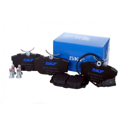 Тормозные колодки задние (c датчиком, 87x53x17) Volkswagen Tiguan / Фольксваген Тигуан 2007-2016 VKBP90493E SKF (Франция)
