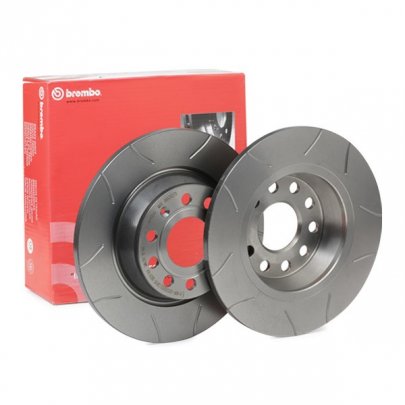 Гальмівний диск задній (282х12мм) Volkswagen Tiguan / Фольксваген Тігуан 2007-2016 08.A202.75 BREMBO (Італія)