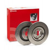 Тормозной диск задний (330х21.9мм) Volkswagen Tiguan / Фольксваген Тигуан 2007-2016 09.B969.1X BREMBO (Италия)