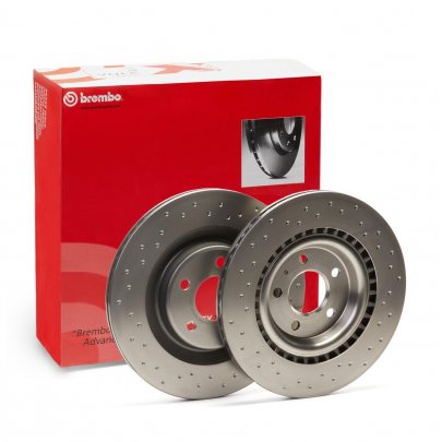 Гальмівний диск задній (330х21.9мм) Volkswagen Tiguan / Фольксваген Тігуан 2007-2016 09.B969.1X BREMBO (Італія)