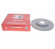 Гальмівний диск задній (330х21.9мм) Volkswagen Tiguan / Фольксваген Тігуан 2007-2016 100.3358.52 ZIMMERMANN (Німеччина)