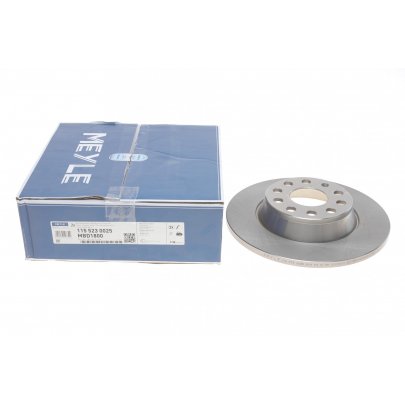 Гальмівний диск задній (282х12мм) Volkswagen Tiguan / Фольксваген Тігуан 2007-2016 1155230025 MEYLE (Німеччина)