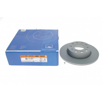 Гальмівний диск задній (256х12мм) Volkswagen Tiguan / Фольксваген Тігуан 2007-2016 24.0112-0158.1 ATE (Німеччина)