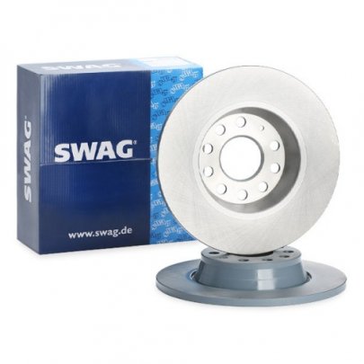 Гальмівний диск задній (282х12мм) Volkswagen Tiguan / Фольксваген Тігуан 2007-2016 30924382 SWAG (Німеччина)