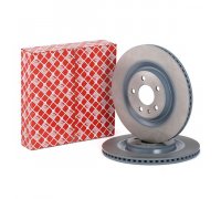 Гальмівний диск задній (330х21.9мм) Volkswagen Tiguan / Фольксваген Тігуан 2007-2016 43985 FEBI (Німеччина)