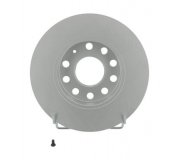 Гальмівний диск задній (256х12мм) Volkswagen Tiguan / Фольксваген Тігуан 2007-2016 562238JC JURID (Німеччина)