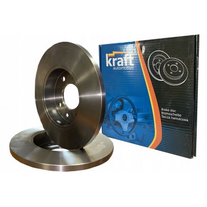 Гальмівний диск задній (282х12мм) Volkswagen Tiguan / Фольксваген Тігуан 2007-2016 6050270 Kraft Automotive (Німеччина)