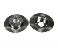 Гальмівний диск задній (256х12мм) Volkswagen Tiguan / Фольксваген Тігуан 2007-2016 6050520 Kraft Automotive (Німеччина)