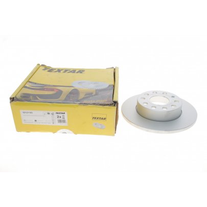 Гальмівний диск задній (256х12мм) Volkswagen Tiguan / Фольксваген Тігуан 2007-2016 92121103 TEXTAR (Німеччина)