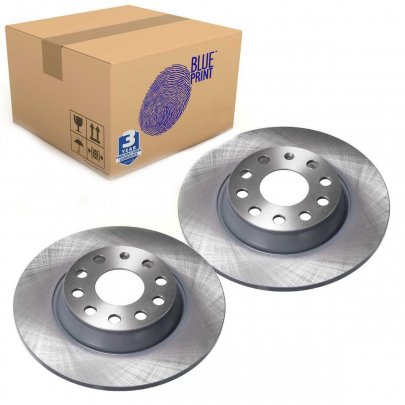 Гальмівний диск задній (282х12мм) Volkswagen Tiguan / Фольксваген Тігуан 2007-2016 ADV184307 BLUE PRINT (Польща)