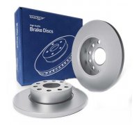 Гальмівний диск задній (256х12мм) Volkswagen Tiguan / Фольксваген Тігуан 2007-2016 TX70-79 TOMEX (Польща)