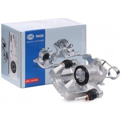 Суппорт тормозной задний правый Volkswagen Tiguan / Фольксваген Тигуан 2.0 (бензин) 2007-2016 8AN355783-341 HELLA PAGID (Германия)