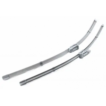 Комплект щеток стеклоочистителя (бескаркасные, 600мм + 530мм) Volkswagen Tiguan / Фольксваген Тигуан 2007-2016 W2VM443V POLCAR (Польша)