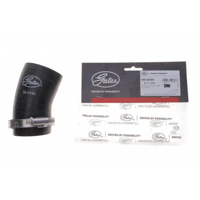 Патрубок интеркулера к дроссельной заслонке левый Volkswagen Tiguan / Фольксваген Тигуан 2.0TDI 2007-2016 09-0344 GATES (Бельгия)