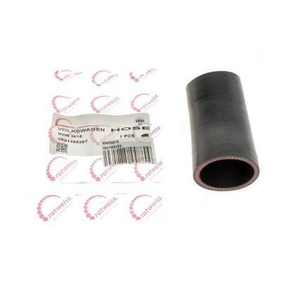 Патрубок интеркулера к дроссельной заслонке левый Volkswagen Tiguan / Фольксваген Тигуан 2.0TDI 2007-2016 RWS3615 ROTWEISS (Турция)