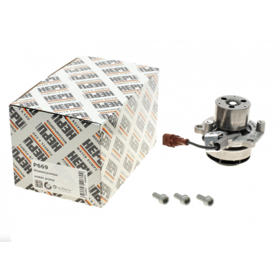 Помпа / водяний насос (з датчиком, двигун: CUVE / CUVC / CUWA) Volkswagen Tiguan / Фольксваген Тігуан 2.0TDI 2007-2016 P669 HEPU (Німеччина)