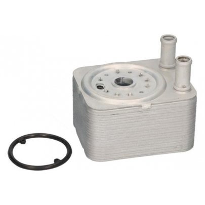 Радиатор масляный / теплообменник (120x98x65) Volkswagen Tiguan / Фольксваген Тигуан 2.0TDI 2007-2016 05375 METALCAUCHO (Испания)