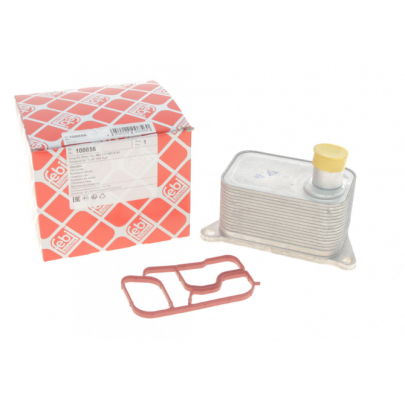 Радиатор масляный / теплообменник (138x90x88) Volkswagen Tiguan / Фольксваген Тигуан 2.0 (бензин) 2007-2016 100856 FEBI (Германия)