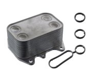 Радіатор масляний / теплообмінник (121x101x51) Volkswagen Tiguan / Фольксваген Тігуан 2.0TDI 2007-2016 103463 FEBI (Німеччина)