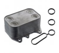 Радиатор масляный / теплообменник (121x101x51) Volkswagen Tiguan / Фольксваген Тигуан 2.0TDI 2007-2016 103463 FEBI (Германия)