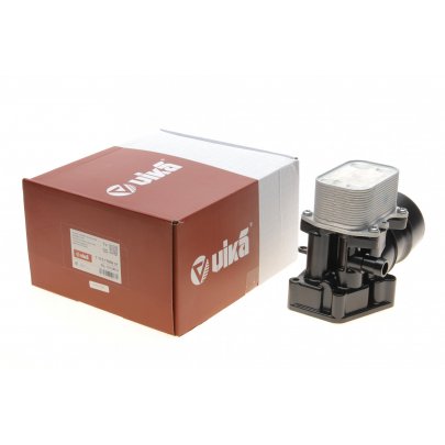 Радіатор масляний / теплообмінник (з корпусом, 110x70x51) Volkswagen Tiguan / Фольксваген Тігуан 2.0TDI 2007-2016 11151789901 VIKA (Тайвань)