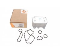 Радиатор масляный / теплообменник (110x70x51) Volkswagen Tiguan / Фольксваген Тигуан 2.0TDI 2007-2016 31263 NRF (Нидерланды)