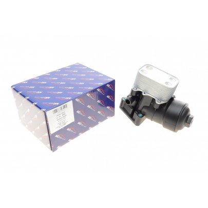 Радіатор масляний / теплообмінник (з корпусом, 110x70x51) Volkswagen Tiguan / Фольксваген Тігуан 2.0TDI 2007-2016 56550 AIC (Німеччина)