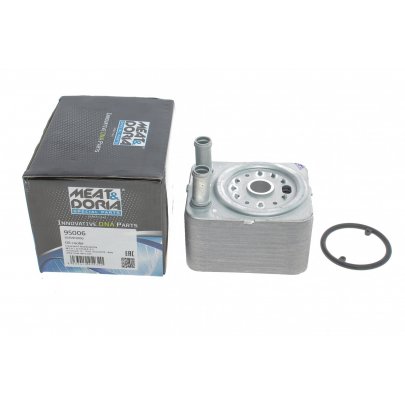 Радіатор масляний / теплообмінник (120x98x65) Volkswagen Tiguan / Фольксваген Тігуан 2.0TDI 2007-2016 95006 MEAT and DORIA (Італія)