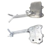 Радіатор масляний / теплообмінник (128x85x35) Volkswagen Tiguan / Фольксваген Тігуан 1.4 (бензин) 2007-2016 95014 MEAT and DORIA (Італія)