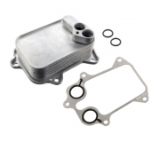 Радіатор масляний / теплообмінник (128x85x37) Volkswagen Tiguan / Фольксваген Тігуан 1.4 (бензин) 2007-2016 9513L86 POLCAR (Польща)