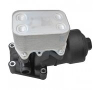 Радіатор масляний / теплообмінник (з корпусом, 110x70x51) Volkswagen Tiguan / Фольксваген Тігуан 2.0TDI 2007-2016 95176C MEAT and DORIA (Італія)