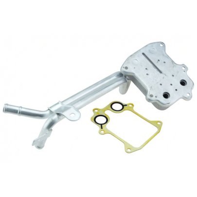 Радиатор масляный / теплообменник (128x85x35) Volkswagen Tiguan / Фольксваген Тигуан 1.4 (бензин) 2007-2016 CCLAU008 NTY (Польша)