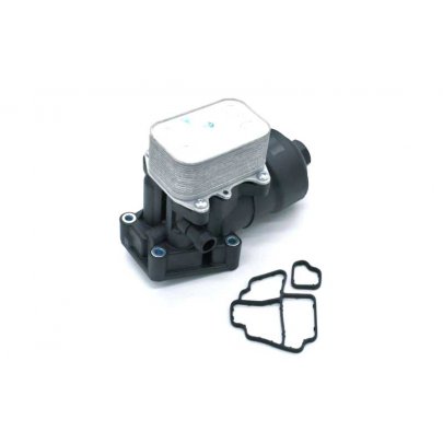 Радіатор масляний / теплообмінник (з корпусом, 110x70x51) Volkswagen Tiguan / Фольксваген Тігуан 2.0TDI 2007-2016 DRM211015S DR.MOTOR (Польща)